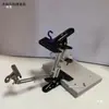 Soporte Fijo con Cable Retráctil Tenedor Tensor de Hilo de Bordar Herramienta de Tejido a Mano Adecuado para Múltiples Hilos
