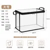 Bolsa Plegable para Organizar Libros Viejos del Hogar, Bolsa de Almacenamiento Extra Gruesa para Libros de Estudiantes, Caja de Almacenamiento Transparente a Prueba de Polvo de PVC