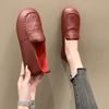 Sapatos Femininos Plus Size para Pés Largos, Sapatos Slip-On para Mães, Novo Modelo Primavera 2026, Mocassins para Meia-Idade e Idosos com Solas Macias