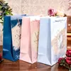 Saco de Presente Grande Exclusivo Transfronteiriço Rosa de Papel Canção da Noite, Bolsa Tote de Armazenamento de Embalagem de Lembrança de Alto Valor
