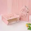 Nuevo Estilo Ins Bolsa de Regalo Rosa Bolso de Mano para Ropa Bolsa para Empaquetar Dulces Bolsa de Regalo Acompañante Bolsa de Papel de Comercio Exterior