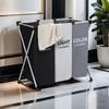 Tesoro de la tienda del pueblo ~ Cesta de almacenamiento plegable de tela Oxford gruesa para ropa sucia, cesta de lavandería a prueba de humedad para baño, cesta de ropa sucia