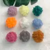 Venta directa de fábrica de accesorios de bola de pelo de cordero sintético para fundas de teléfono, colgantes de juguete para Crocs, accesorios coloridos de bricolaje, bolas de oso de peluche