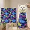Envoltura Fija para Gato Tela para Gato Corte de Uñas Inyección de Uñas Anti-arañazos Anti-mordidas Artefacto Anti-Gato Corriendo Atado Lavado Bolsa para Gato Tela Mágica