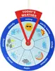 Auxílios de Ensino de Educação Infantil de Feltro Novos Transfronteiriços, Brinquedos DIY de Roda de Feltro para Jardim de Infância, Venda Direta do Fabricante
