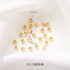 Colección de Accesorios Color Oro Real Componentes para Joyería Hecha a Mano DIY Semi-terminados Cuentas Espaciadoras Accesorios para Pulseras Collares Venta Directa de Fábrica