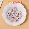 Figurilla de Gato de Orejas Largas con Laca de Ébano Yiming Xianyuan Laca Gato Curioso Adorno en Forma de Corazón de Ciervo
