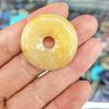 Pingente de fivela de segurança de pedra ágata de cristal natural 18mm/20mm/30mm círculo grande acessórios de joias DIY nostálgicos