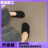 Zuecos de Suela Gruesa Calados para Uso en Exteriores, Zapatillas Slip-On Primavera/Verano 2026, Zapatos Perezosos de Media Pantufla Cerrados