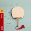 Y*H Leque de Papel de Arroz de Bolso Mini Ventilador de Bebê Adereços de Dança Lembrança de Viagem Corte de Seda Feito à Mão