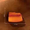 Juguetes de comida de simulación de paisaje en miniatura, filete a la barbacoa, decoraciones DIY, pasadores para el cabello, imanes para refrigerador, accesorios, figuras en miniatura