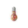 Botella de Bombilla de 100 ml, Botella Sellada para Snacks con Tapa, Botella de Plástico Transparente con Tapa para Bebidas y Refrescos, Botella de PET de Grado Alimenticio