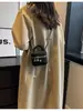 Bolso de Moda Coreana Bolso de Mano de Verano para Mujer 2025 Nuevo Bolso de Cadena Rombo de Aspecto Elegante Bolso Bandolera de un Solo Hombro