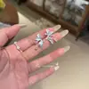 Pendientes de aguja de plata S925 con circonitas brillantes y exquisitas para mujer, ligeros, lujosos y elegantes, de alta gama, populares entre las celebridades de Internet, que combinan con todo.
