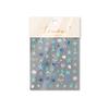 Adesivos para Nail Art Tomoni Jelly Escamas Azuis Gradiente Fantasia Padrão Concha Adesivos de Unha Pequena Estrela do Mar Adesivos de Data