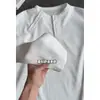 Camiseta Henley Pesada Masculina, Estilo Americano Cor Sólida Casual Primavera 2026, Camiseta Básica Tendência Marca Corte Amplo Roupa de Baixo Top