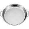 Bandeja Gruesa de Acero Inoxidable para Fideos de Arroz Bandeja Plana Bandeja para Empanadillas Doméstica Bandeja para Fideos de Arroz de Doble Asa Herramienta para Hacer Bandeja para Fideos de Arroz