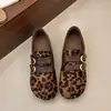 Otoño Retro Combinación Suela Suave Nueva Suela Gruesa Zapatos Casuales Mujer Poca Altura Versátil Falda Punta Dividida 2026 Zapatos de Una Sola Pieza Aumento de Altura