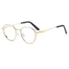 Gafas de Sol Metálicas de Marco Pequeño Estilo Nuevo Transfronterizas, Gafas de Sol Retro a la Moda, Unisex, Estilo Ins, Sensación de Alta Gama M5274