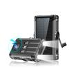 Cargador portátil para exteriores, solar, para acampar, de manivela, 20000 mAh, carga rápida 22.5W, con correa, fuente de alimentación móvil
