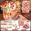 Puzzle de Punzón y Palo del Año del Caballo, Pulsera Infantil de Año Nuevo Caja de Regalo Set, Puzzle Estilo Chino Imán para Nevera Accesorio DIY Regalo
