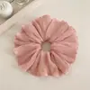 Novo Estilo Coreano Plissado Malha Anel de Cabelo Intestino Grosso Feminino Grande Flor de Cabelo de Alta Qualidade Corda de Cabelo Primavera e Verão Corda de Cabelo Acessórios de Cabelo
