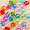 Acessórios de joias faça você mesmo 6-10 mm contas acrílicas multicoloridas contas globo contas cortadas contas soltas material de contas tecidas