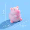 Mini-Paisagismo Pequenos Enfeites, Figuras de Animais Capivara e Pato Criativas e Fofas, Decorações para Carro e Mesa