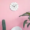 Reloj de pared geométrico tridimensional simple acrílico blanco y negro silencioso Venta caliente de Amazon entrega al por mayor