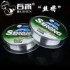 Linha de Seda 100m Linha de Pesca de Nylon Seda Crua Alta Resistência à Tração Corte Rápido Suprimentos para Pesca em Água Fabricante de Equipamentos de Pesca Atacado Sub-linha
