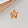 Grampo de cabelo em forma de estrela de dopamina y2k, grampo de franja lateral para cabelo quebrado, grampo de cabelo em forma de estrela de cinco pontas, grampo de cabelo fofo, faixa de cabelo, acessórios para cabelo