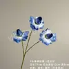 Ramo de rosas artificiales de 3 cabezas, ideal para decoración de bodas, materiales para manualidades, flores artificiales para paisajismo, adornos decorativos, venta al por mayor