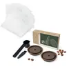 ICafilas Compatible Cápsula Grande Nestle Carcasa Grasa Reutilizable Silicona Grado Alimenticio Tapa con Cuchara Cepillo Traje
