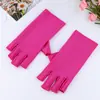 Luvas para Nail Art, Proteção Solar, Anti-Bronzeamento, Sem Dedos, Anti-Radiação, Ferramenta Especial para Trabalho nas Unhas, Mangas Meio Dedo Anti-Bronzeamento