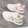 Tênis Chunky Feminino 2026 Outono/Inverno Novos Sapatos de Algodão Quentes com Forro de Lã Solado Grosso Antiderrapante Versátil Casual EP988