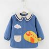 Abrigo para niña, ropa de princesita, delantal estilo occidental, otoño e invierno, ropa para comer para niños, babero impermeable para bebé, anti-suciedad, para arroz