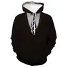 AliExpress Amazon transfronterizo traje creativo 3D cuello estampado digital sudadera con capucha sudadera con capucha sudadera de pareja en stock