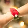 Decoraciones Navideñas Pequeños Regalos para Niños Aros de Presión de Peluche Accesorios Pequeños Guardería Navidad Pulseras Creativas