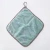 Trapo de Cocina Paño para Lavar Platos Absorbente Colgable Cocina Patrón de Piña Sin Pelusa Absorbente Toalla de Mano Color Sólido Paño para Lavar Platos