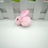 Hecho a Mano Diy 4.5cm Bola de Pelo de Felpa Conejo Dibujos Animados Accesorios Estilo Antiguo Dinastía Han Pasador Pasador Joyería Accesorios Material