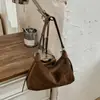 Bolsa de mão transfronteiriça estilo coreano nicho poá para mulheres 2026 bolsa quadrada pequena bolsa de ombro única bolsa transversal casual de grande capacidade