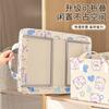 Caja de Almacenamiento de Tela con Oso de Globo Marco de Acero Cesta de Almacenamiento para Ropa y Pantalones Tipo Cajón Multifuncional Caja de Almacenamiento de Ropa para Dormitorio