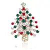 Suministro Transfronterizo Deseo Popular Europeo y Americano Aliexpress Ropa Más Vendida Broches Creativos para Fiestas Broches de Árbol de Navidad
