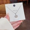 Collar de Acero de Titanio con Corazón de Amor de Moda que No se Desvanece para Mujer Diseño de Joyería Nicho de Verano Colgante Cadena Clavicular de Alta Gama Venta al por Mayor