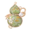 Calabaza de nudo de mariposa de perla de brocado Song, colgante de calabaza tejido de nuevo estilo chino, accesorios de joyería, accesorios de brocado Song estilo chino, lote mixto