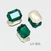 Dongzhou Nail Art Strass K9 Esmeralda com Fundo Pontiagudo Strass Irregular Acessórios para Joias DIY Strass para Unhas Populares Outono e Inverno