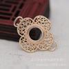 Yiwu Color Conservante Chapado en Oro DIY Filigrana de Cobre Colgante de Eslabones Multi-Tesoro Joyería de Estilo Antiguo Accesorios para Tocado B1551