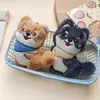 Colgante de Felpa Original Nuevo de Dibujos Animados Perro Chai Súper Lindo Muñeco Cachorro Mascota Broche Accesorios Colgantes para Bolsas