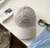 Gorra Ins Coreana Gorra de Béisbol Roja para Mujer Primavera y Otoño Casual Bordada Versátil Suave Gorra Grande para Cabeza para Hombres