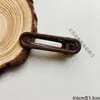 Pinza Redonda de Pato de Doble Punta Brillante de 6 cm, Pinza para el Cabello de Alta Calidad en Colores Macarrón, Pinza Lateral, Pinza para Flequillo, Accesorio de Pinza Base para Manualidades